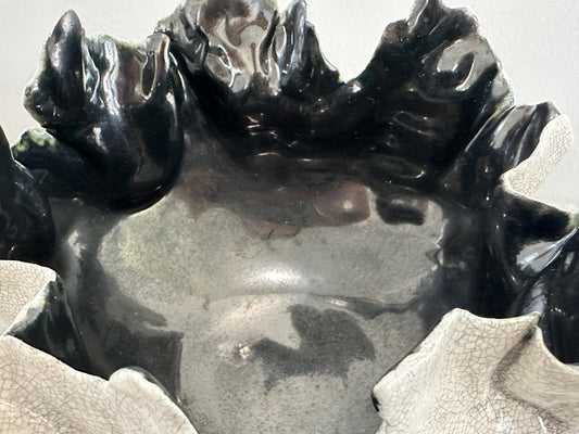 Eclipse Flame Raku Bowl