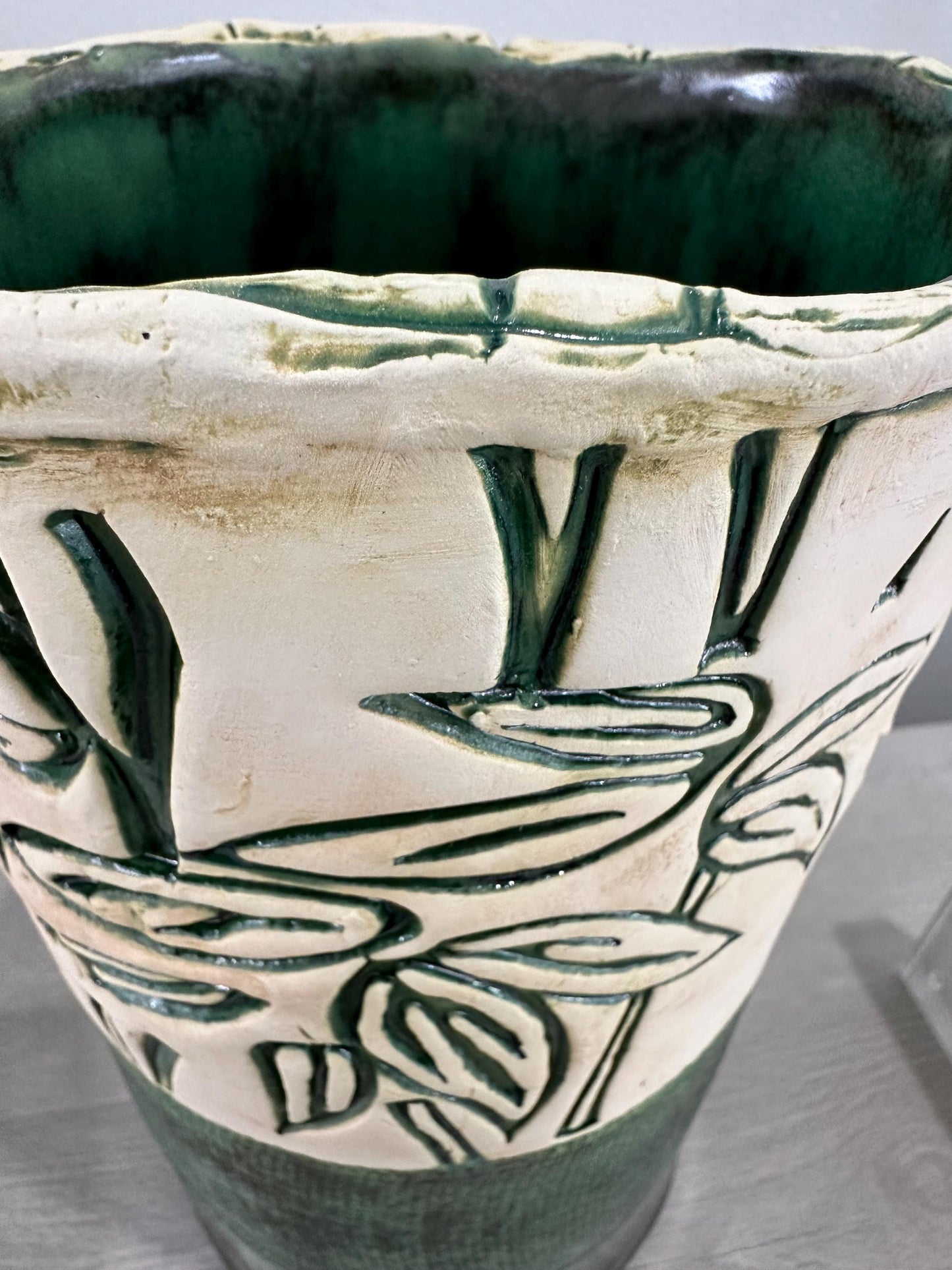 Bamboo Forest Handcrafted Vase