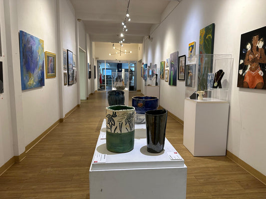 Bamboo Forest Handcrafted Vase