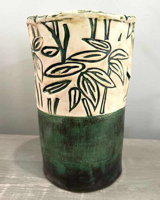 Bamboo Forest Handcrafted Vase
