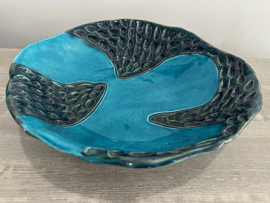 Modern Sculpted Ceramic Bowl