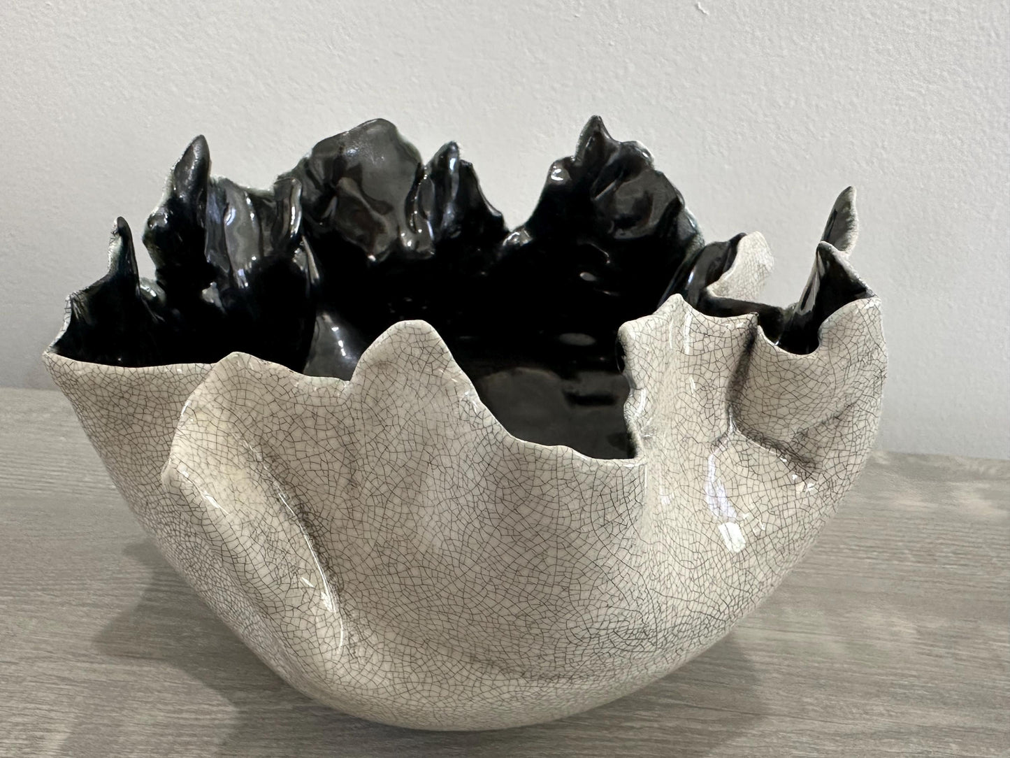 Eclipse Flame Raku Bowl