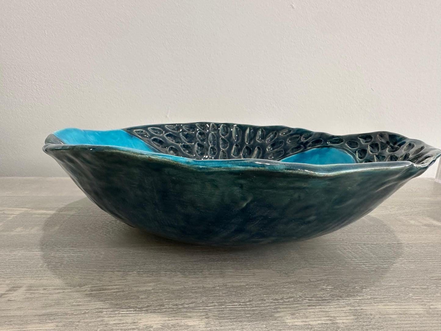Modern Sculpted Ceramic Bowl