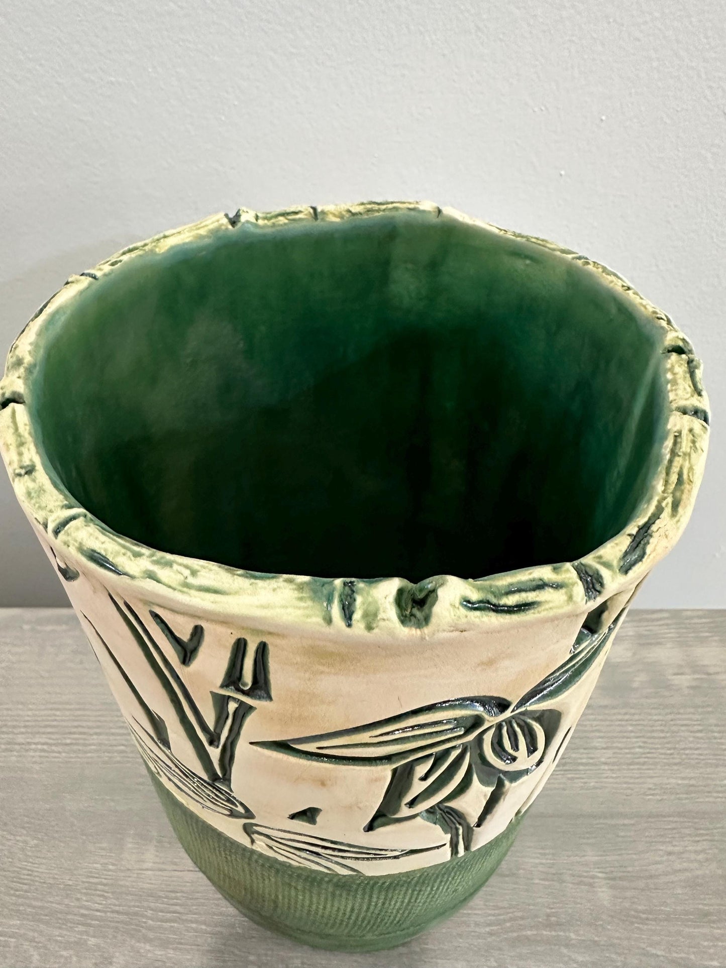 Bamboo & Rafa Multi-Textural Vase